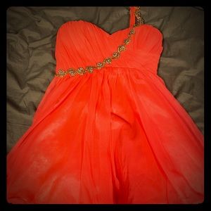 Orange/peach dress